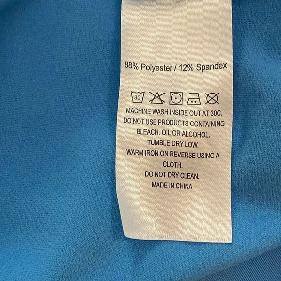 Maelreg Sky Blue Pullover 1/4 Zip Golf Vest Mens Size Medium Moisture Wicking - Picture 7 of 8